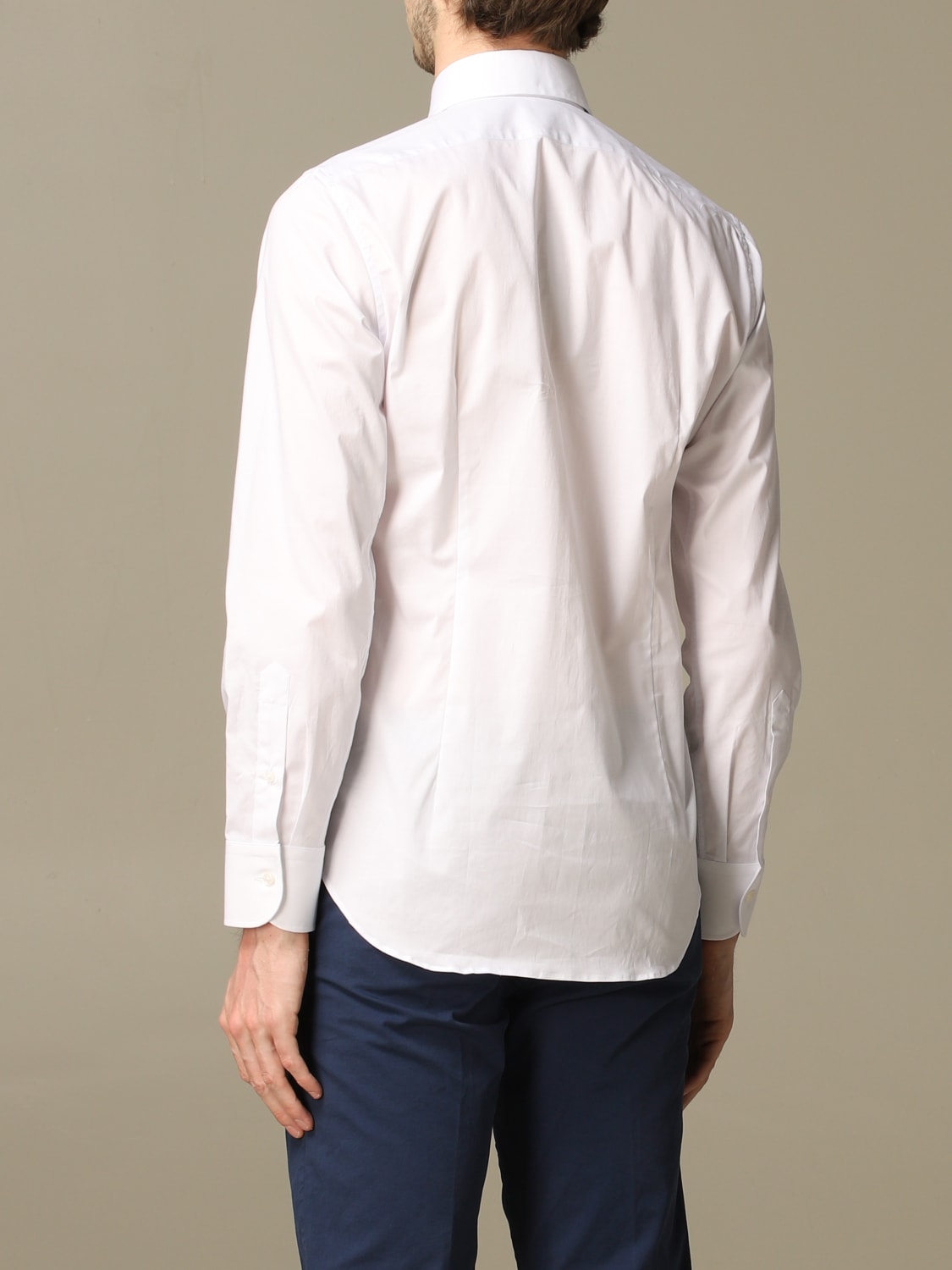XC SHIRT: XC shirt in slim stretch cotton, White - Img 2