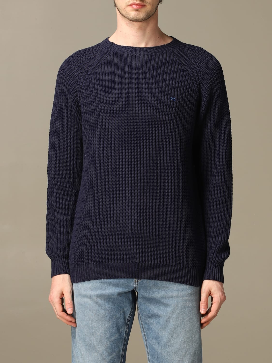 XC SWEATER: Sweater men XC, Navy - Img 1