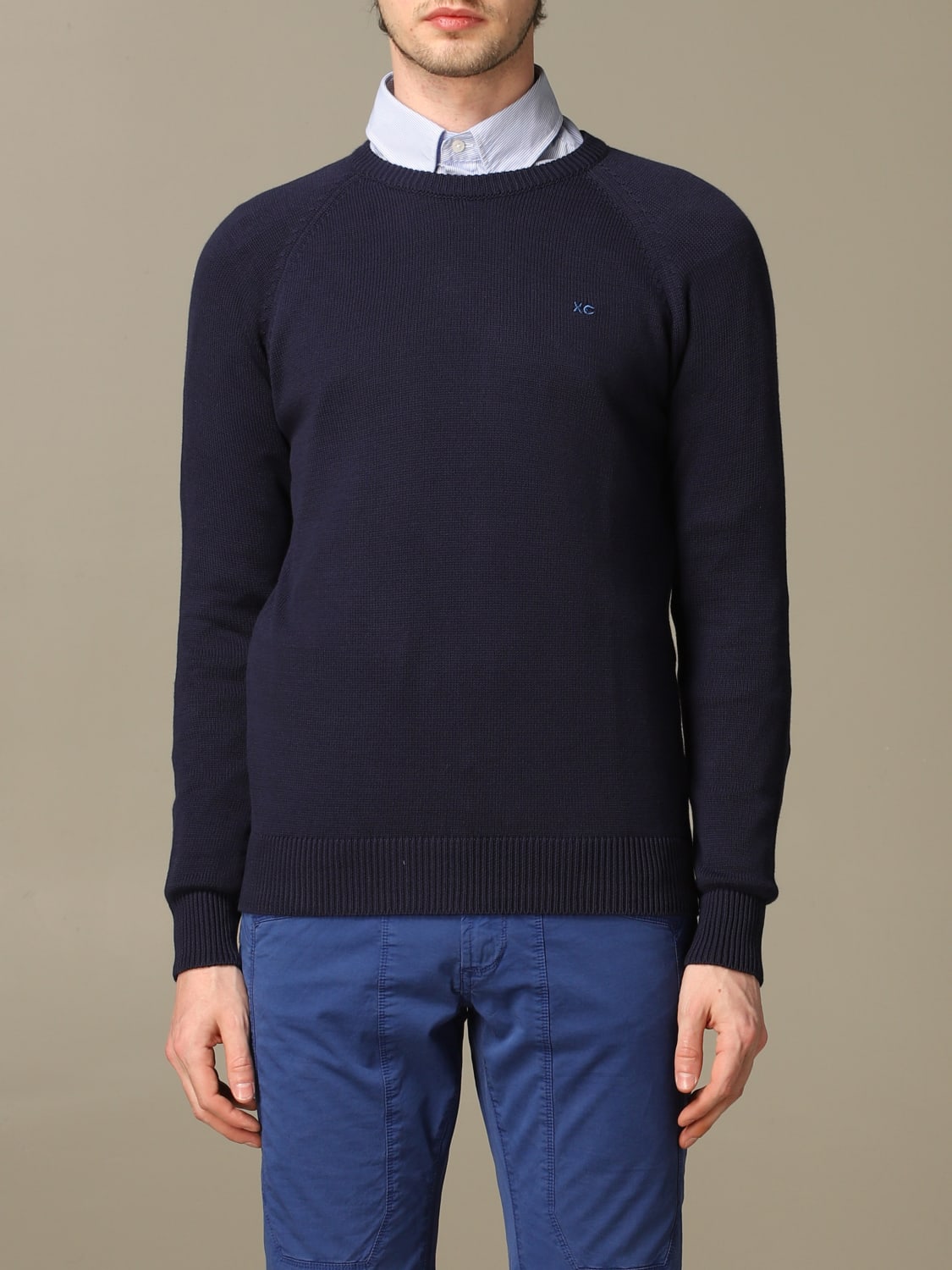 XC SWEATER: Sweater men XC, Navy - Img 1