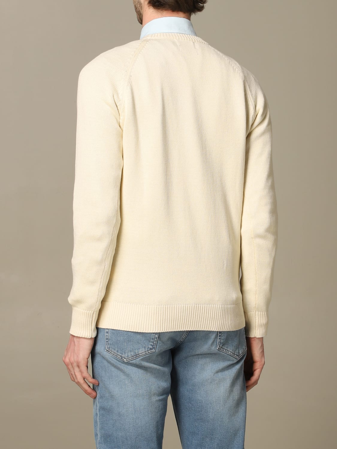 XC SWEATER: Sweater men XC, Yellow Cream - Img 2