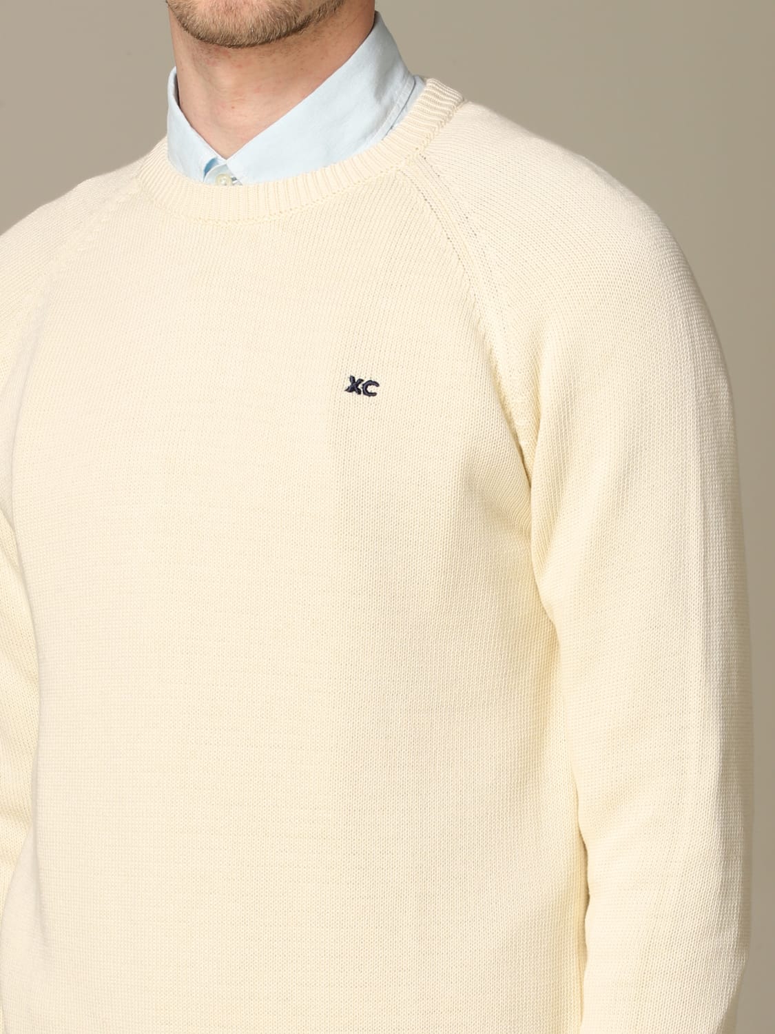 XC SWEATER: Sweater men XC, Yellow Cream - Img 3