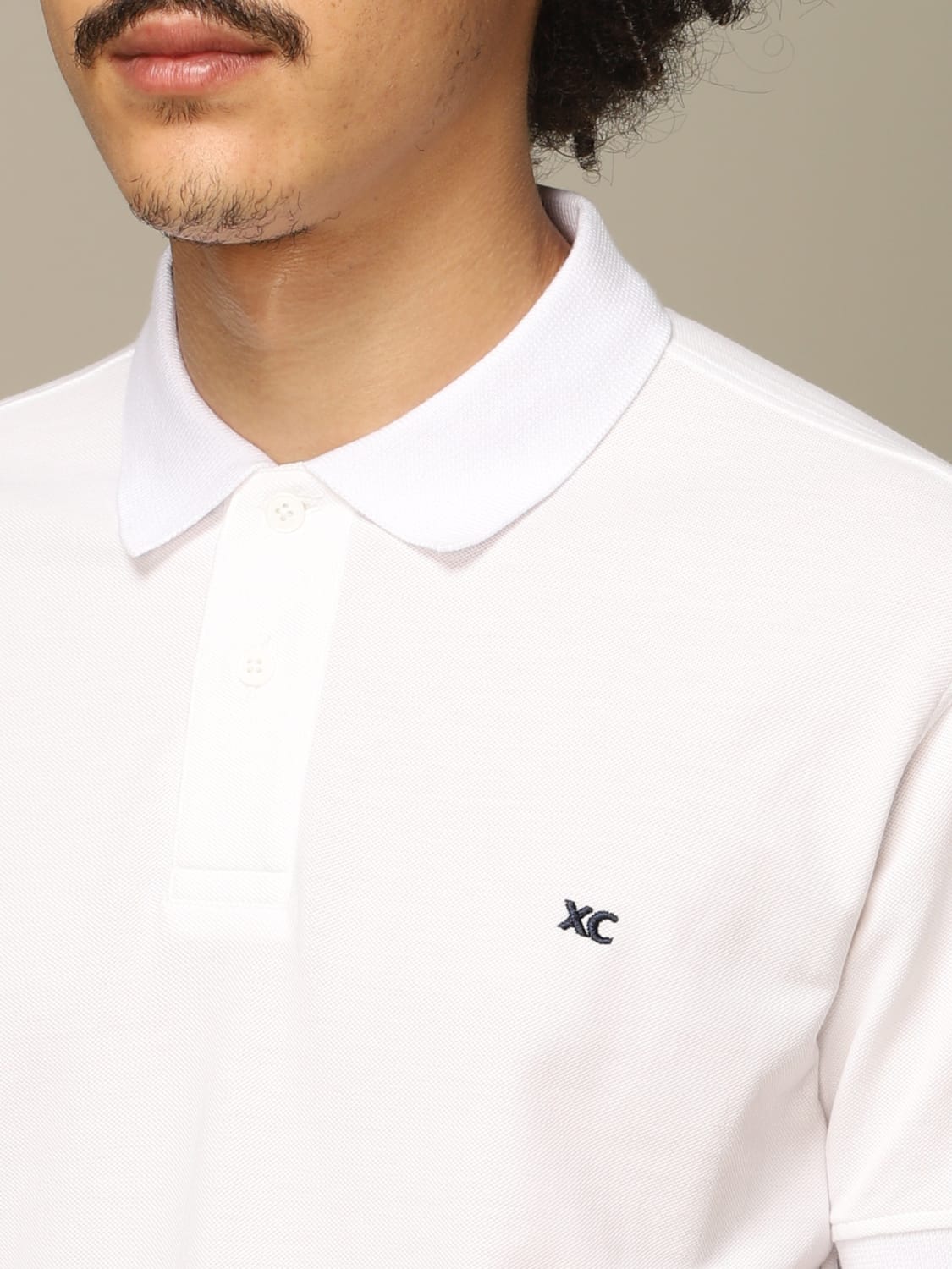 XC POLO SHIRT: Polo shirt men XC, White - Img 3