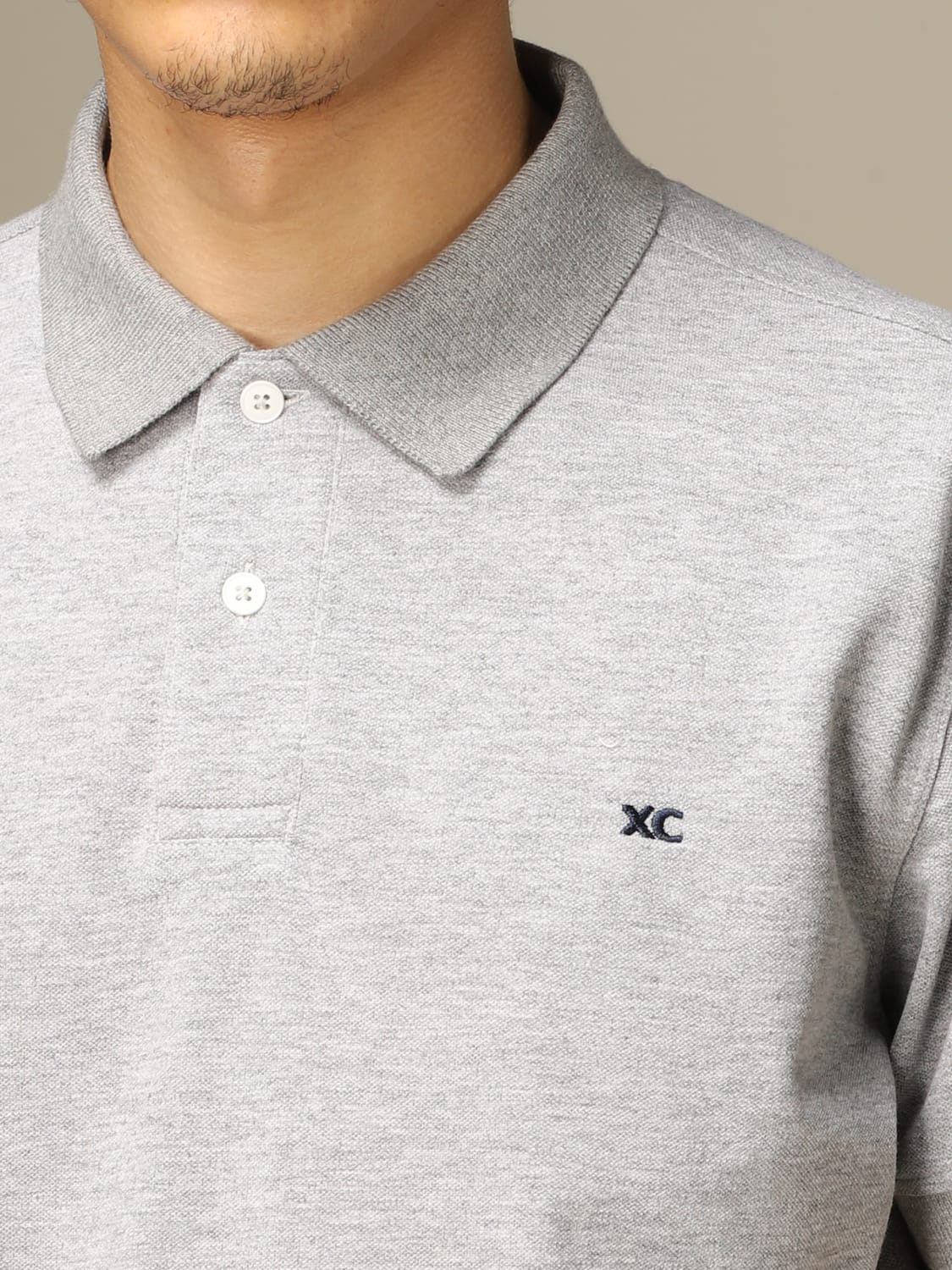 XC POLO SHIRT: Polo shirt men XC, Charcoal - Img 3