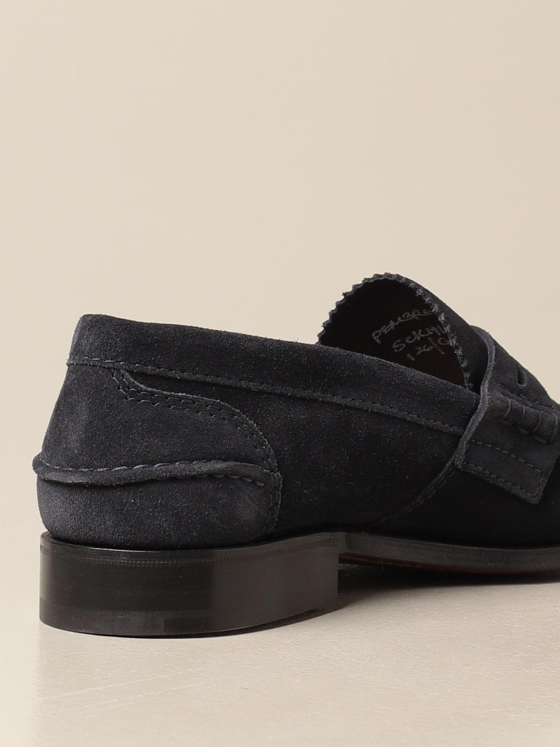CHURCH'S LOAFERS: Pembrey Church's loafers in suede, Navy - Img 3