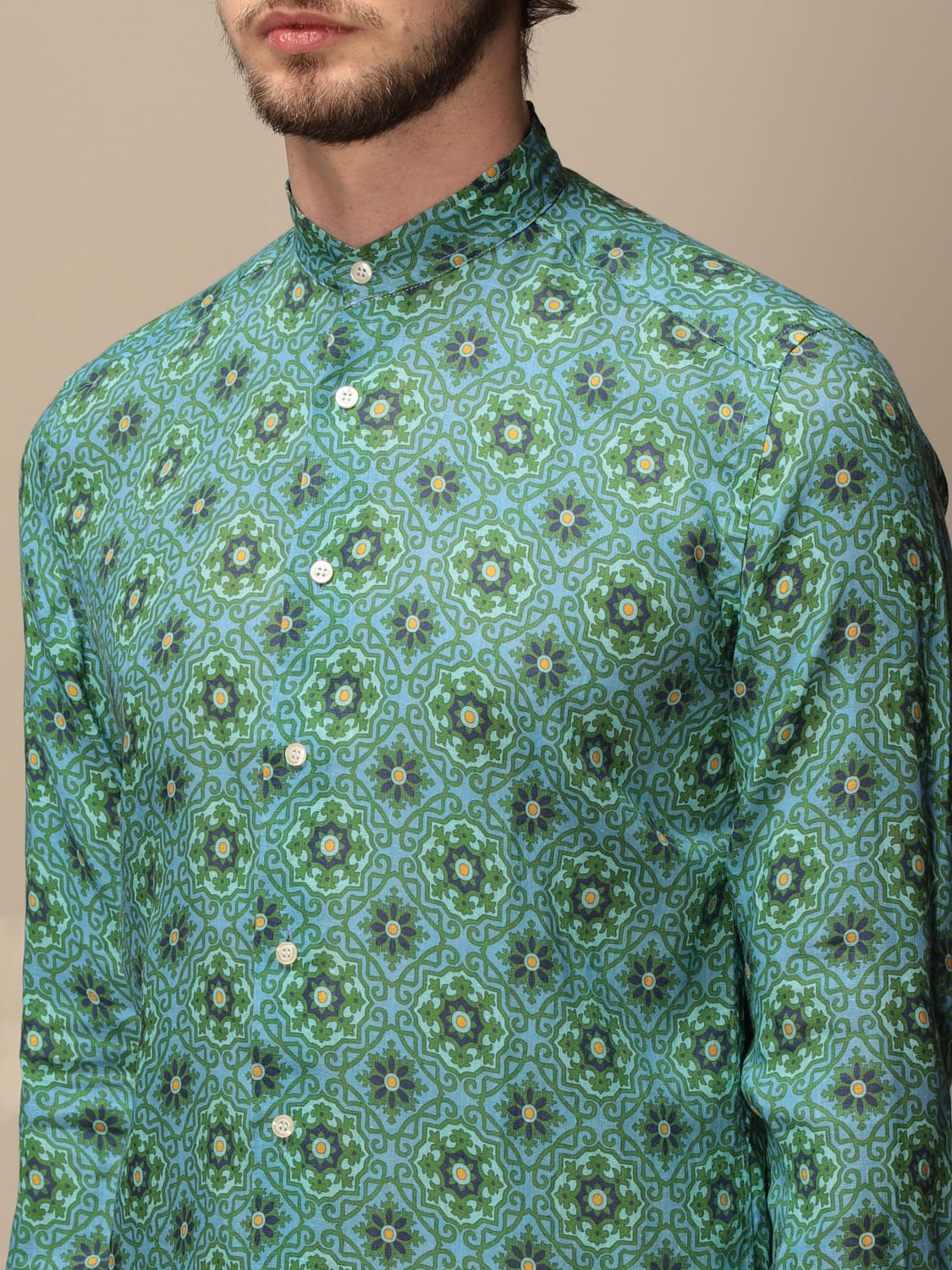 PENINSULA CAMISA: Camisa hombre Peninsula, Verde - Img 3