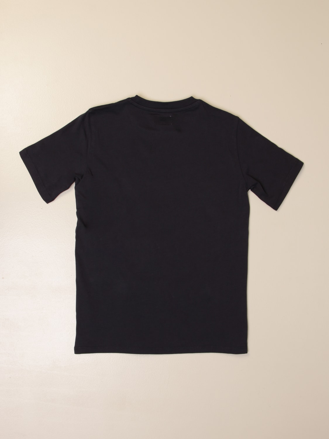 WOOLRICH T-SHIRT: Woolrich cotton t-shirt with logo, Blue - Img 2