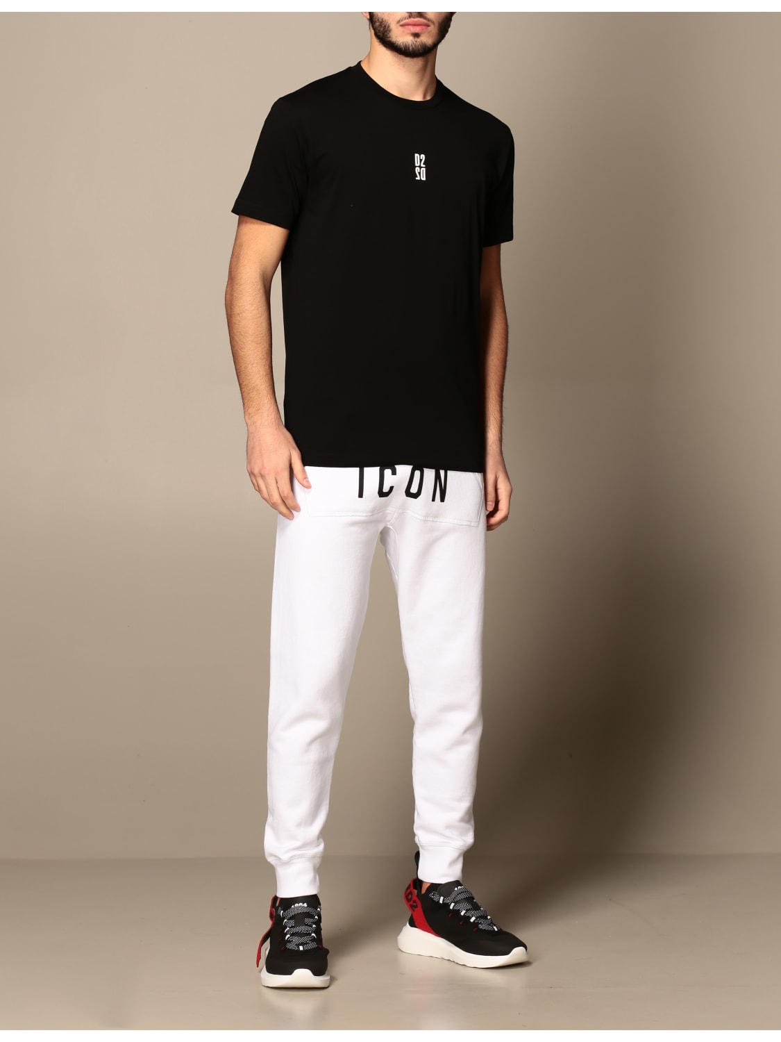 DSQUARED2 T-SHIRT: T-shirt homme Dsquared2, Noir - Img 2