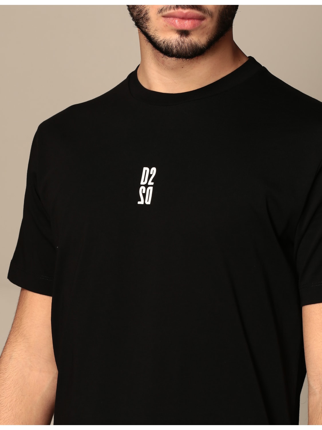 DSQUARED2 T-SHIRT: T-shirt homme Dsquared2, Noir - Img 4
