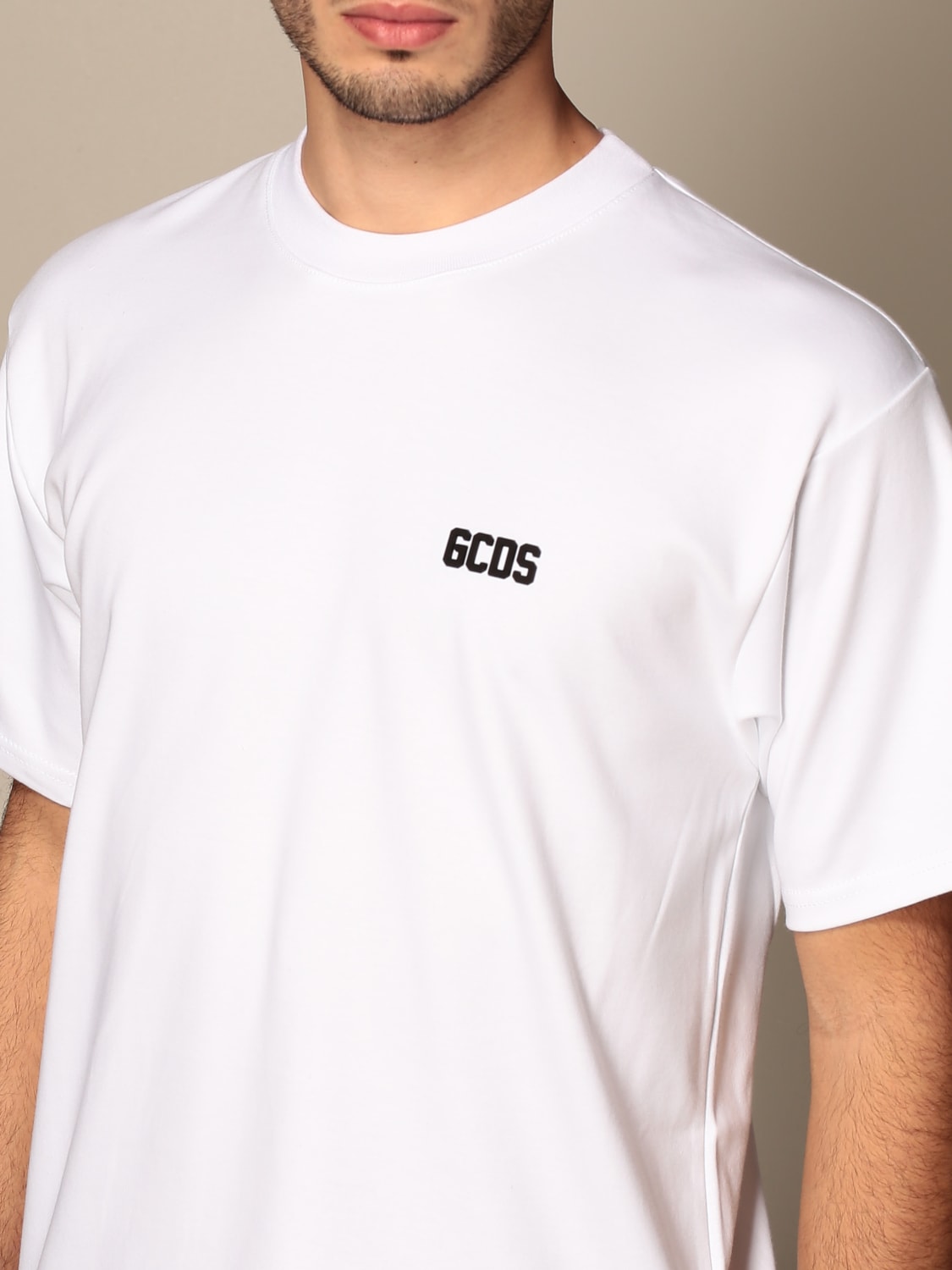 Gcds cotton t-shirt with logo
