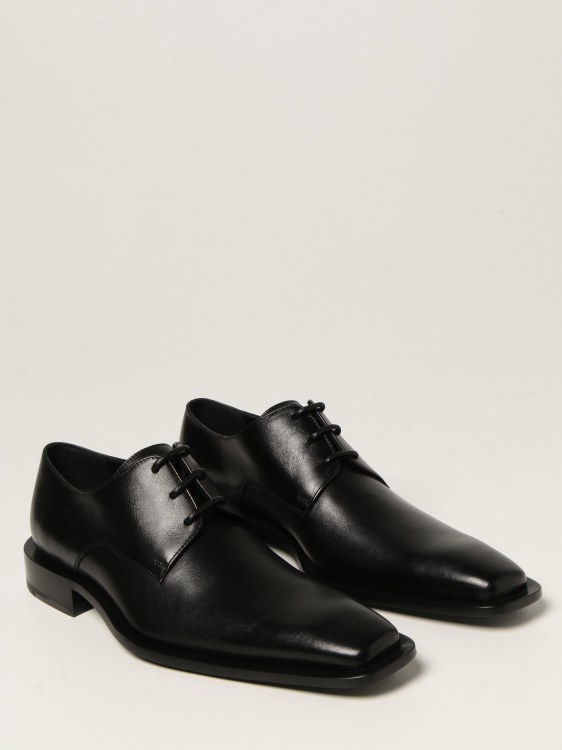 Miami Balenciaga derby shoes in smooth leather