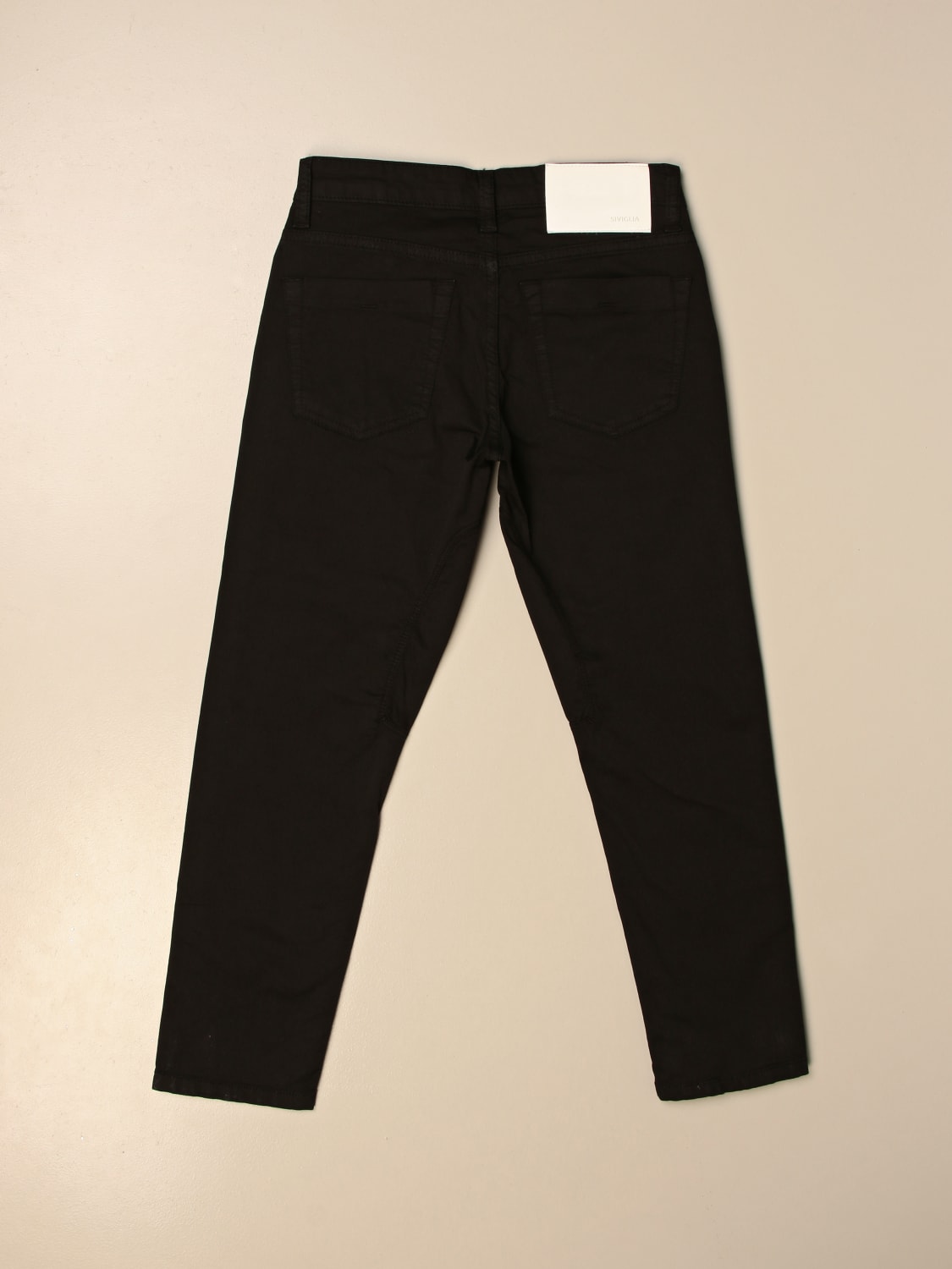 SIVIGLIA 裤子: 裤子 儿童 Siviglia, 黑色 - Img 2