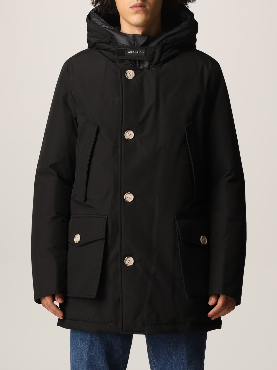 WOOLRICH COAT: Jacket men Woolrich, Black - Img 1