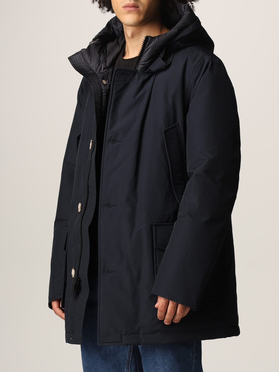 WOOLRICH COAT: Jacket men Woolrich, Blue - Img 3