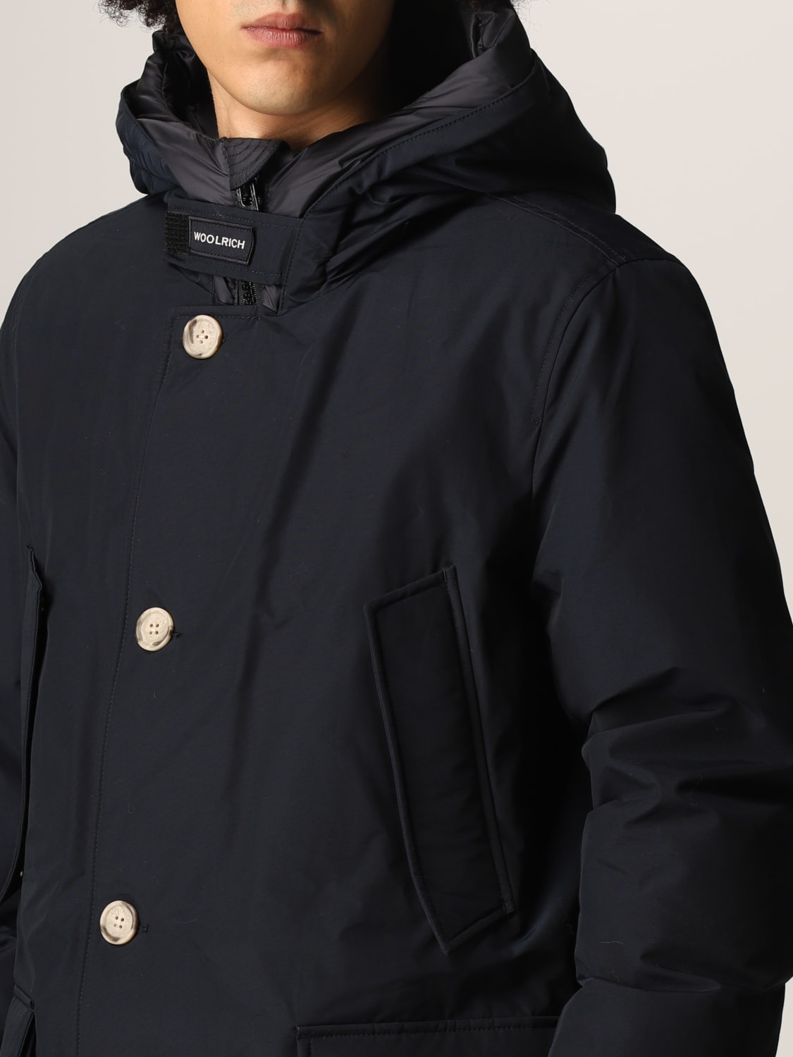 WOOLRICH COAT: Jacket men Woolrich, Blue - Img 4