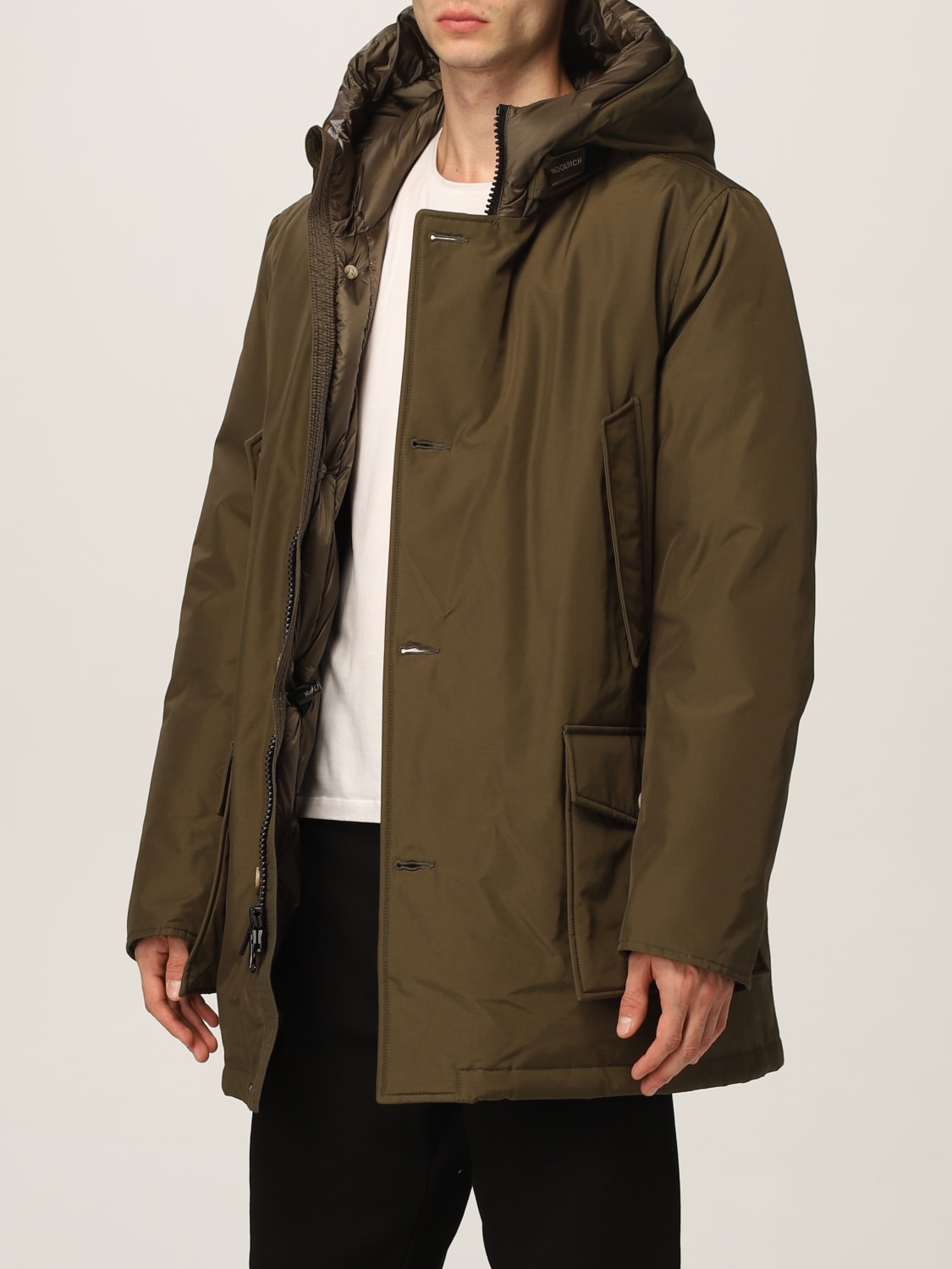 WOOLRICH ABRIGO: Chaqueta hombre Woolrich, Verde - Img 3