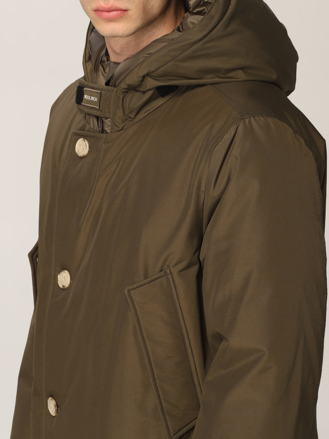 WOOLRICH ABRIGO: Chaqueta hombre Woolrich, Verde - Img 4