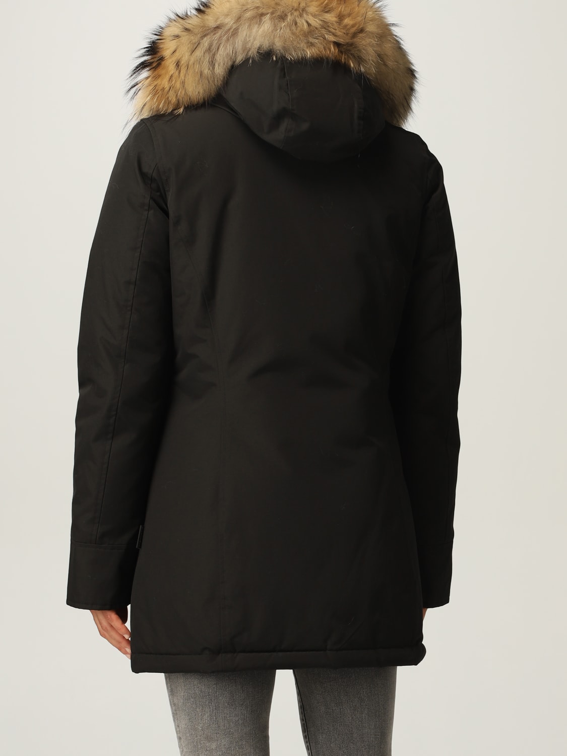 WOOLRICH 大衣: 外套 女士 Woolrich, 黑色 - Img 2