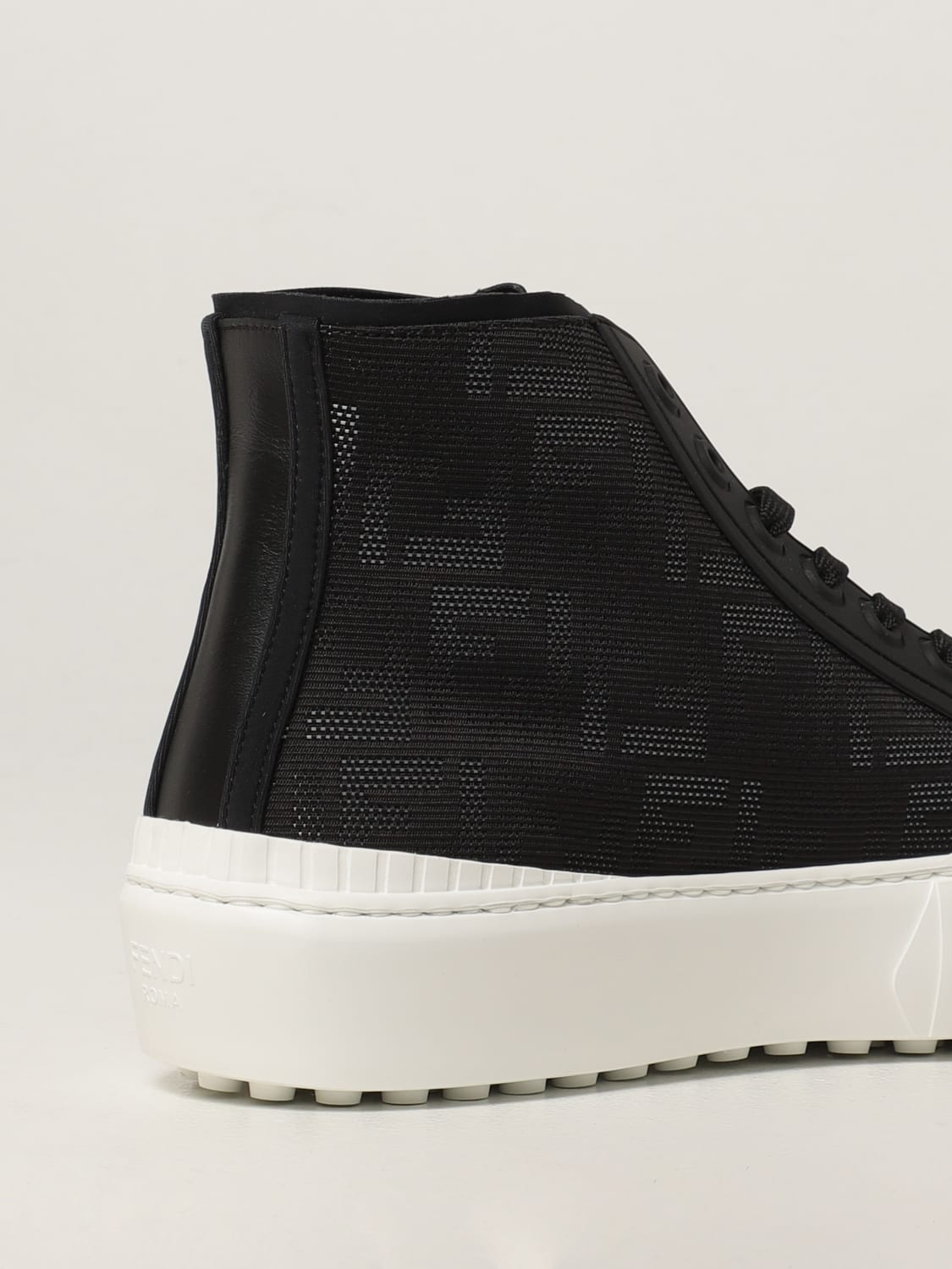 FENDI SNEAKERS: Fendi Herren Sneakers, Schwarz - Img 3