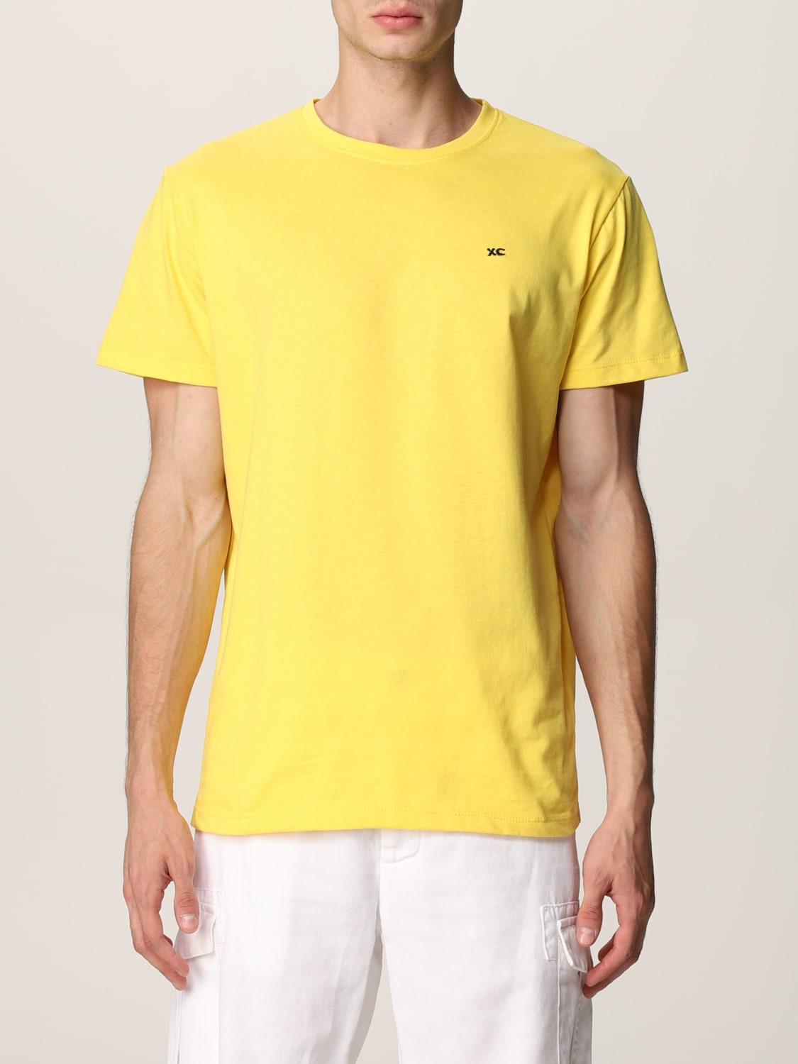 XC T-SHIRT: Basic XC cotton T-shirt with logo, Yellow - Img 1