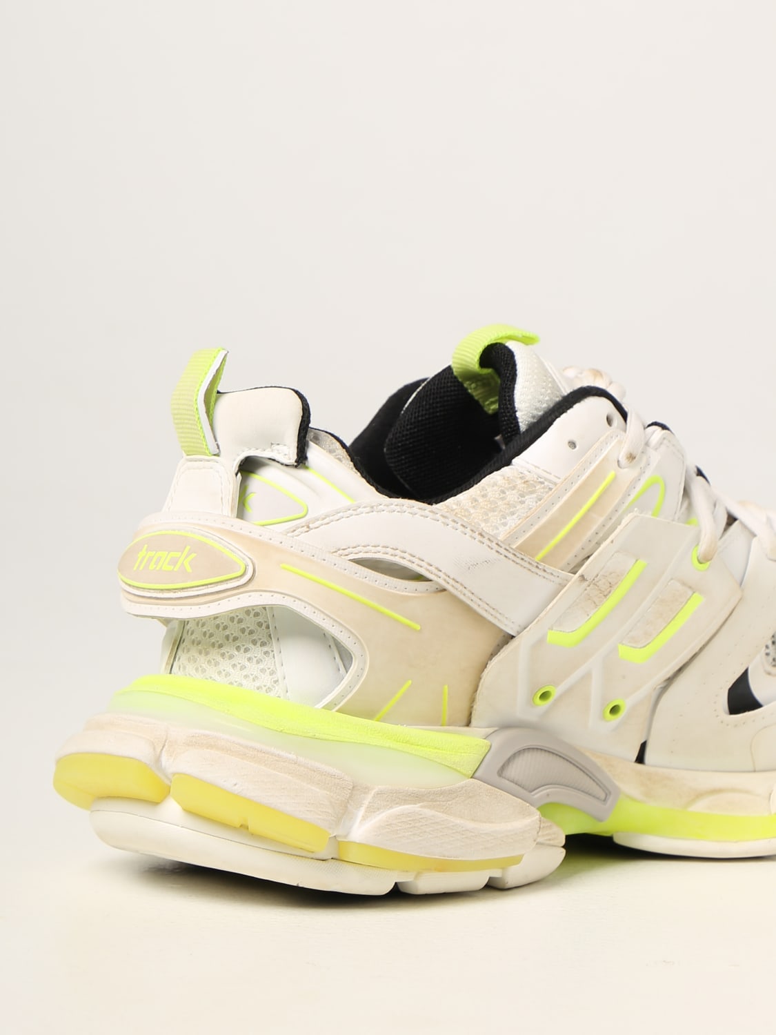 BALENCIAGA Track sneakers in mesh and synthetic leather White Balenciaga sneakers 542436 W1GC3 online at GIGLIO.COM