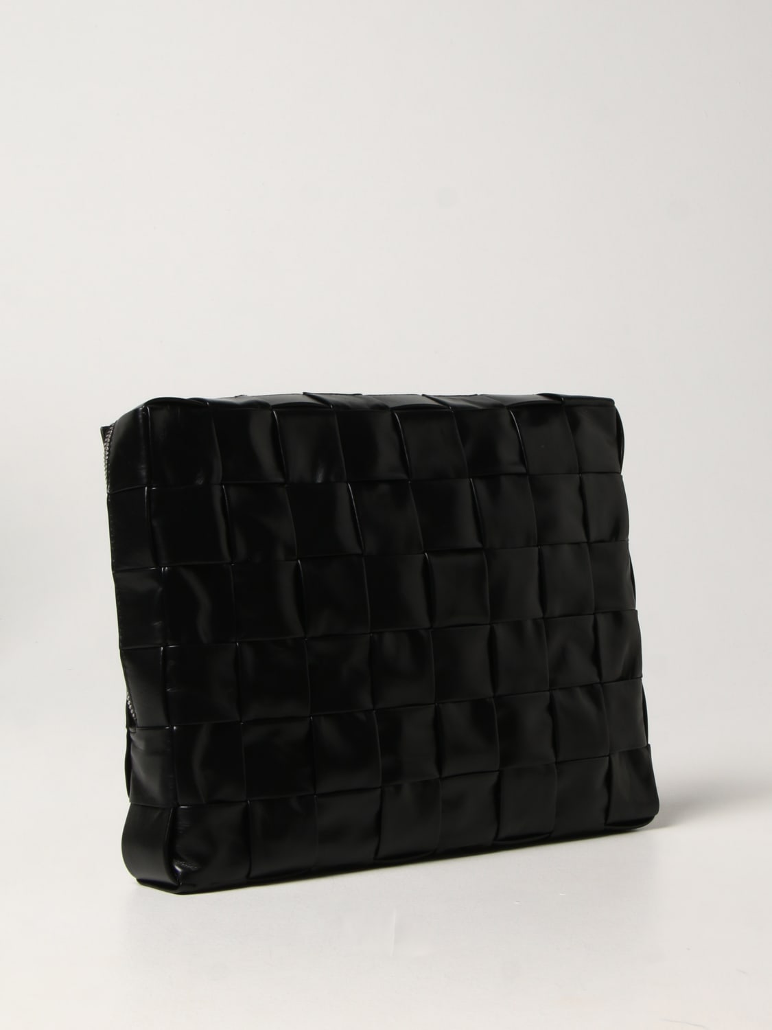 BOTTEGA VENETA BRIEFCASE: Bottega Veneta Cassette intreccio leather bag, Black - Img 2