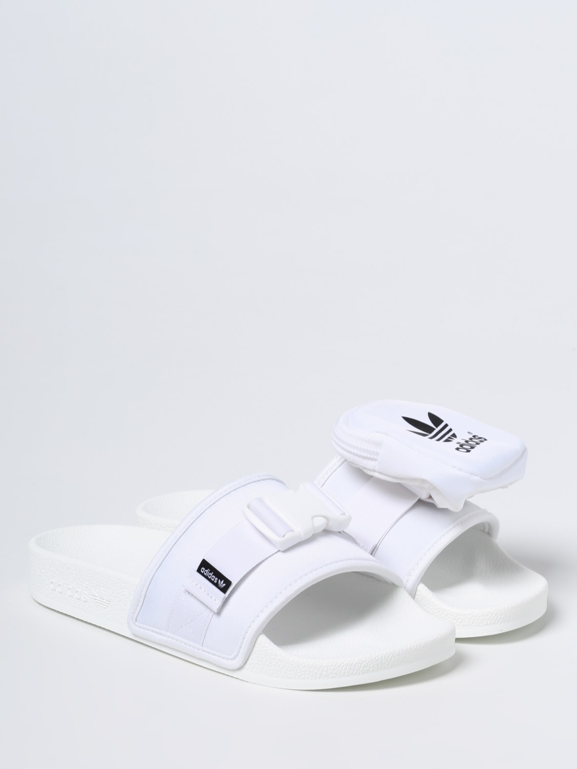 Adidas Originals Outlet Sandalo Pouchylette W in tessuto Bianco Scarpe Adidas Originals GZ4329 online su GIGLIO.COM