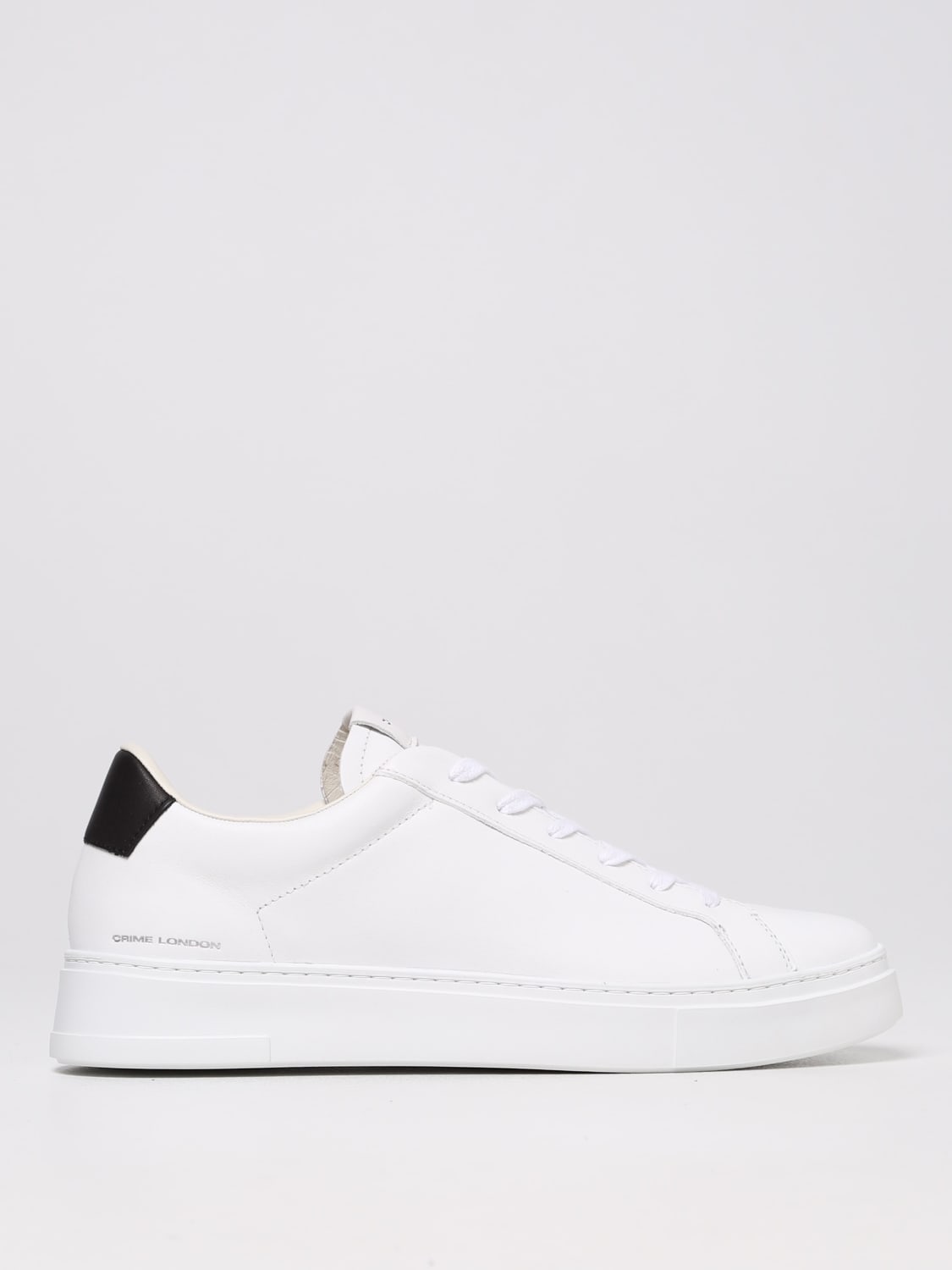 CRIME LONDON: sneakers in smooth leather - White | Crime London ...