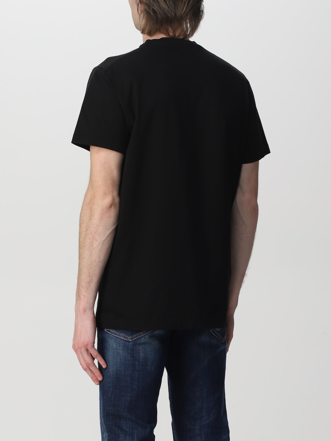 DSQUARED2 T-SHIRT: T-shirt Dsquared2 in cotone con stampa logo, Nero - Img 2