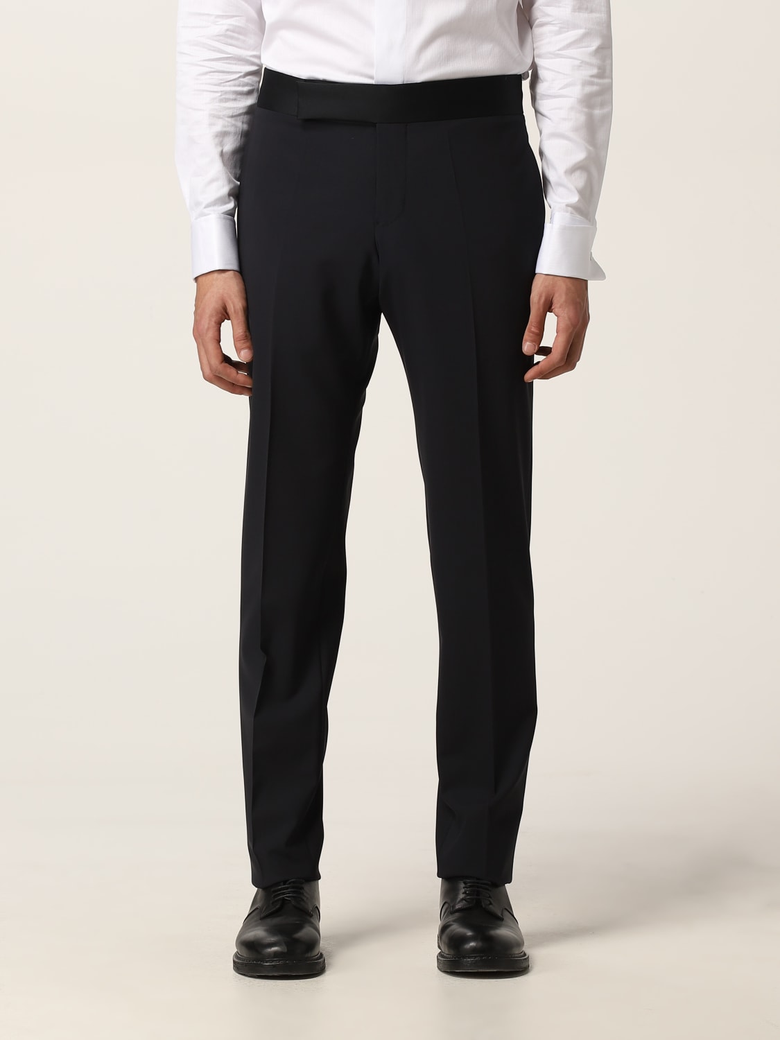 EMPORIO ARMANI wool tuxedo Blue Emporio Armani suit I1VMUR01506 online at GIGLIO.COM