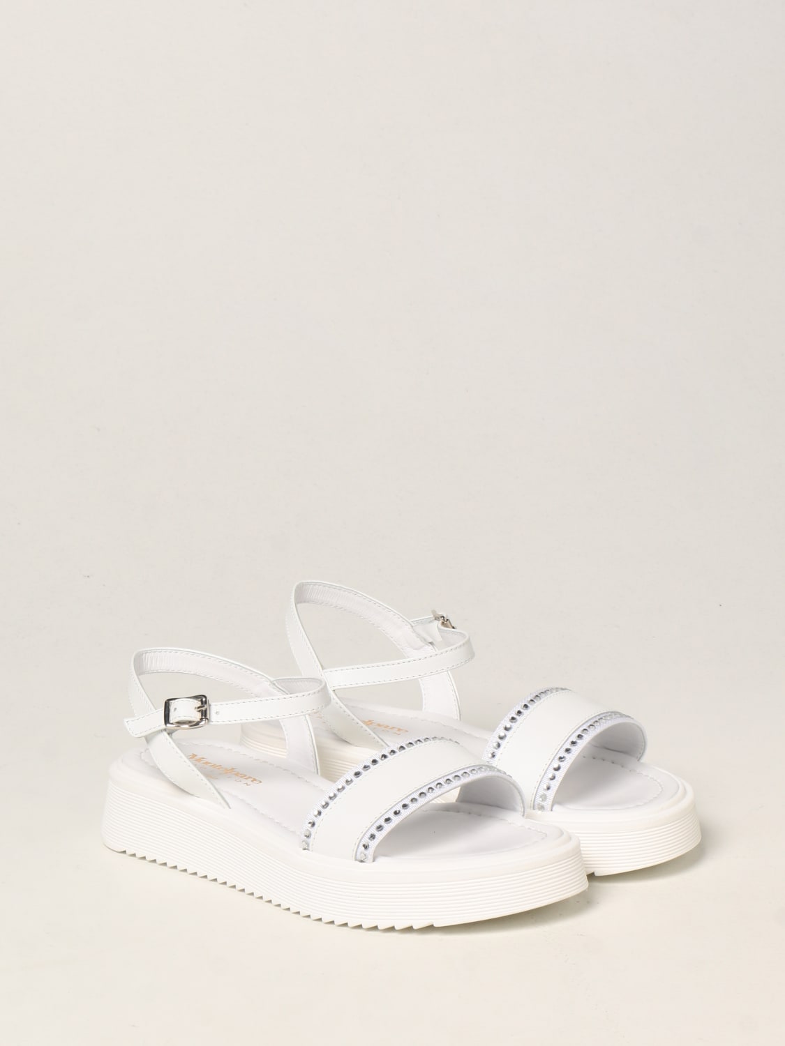 MONTELPARE TRADITION SHOES: Montelpare Tradition leather sandal, White - Img 2