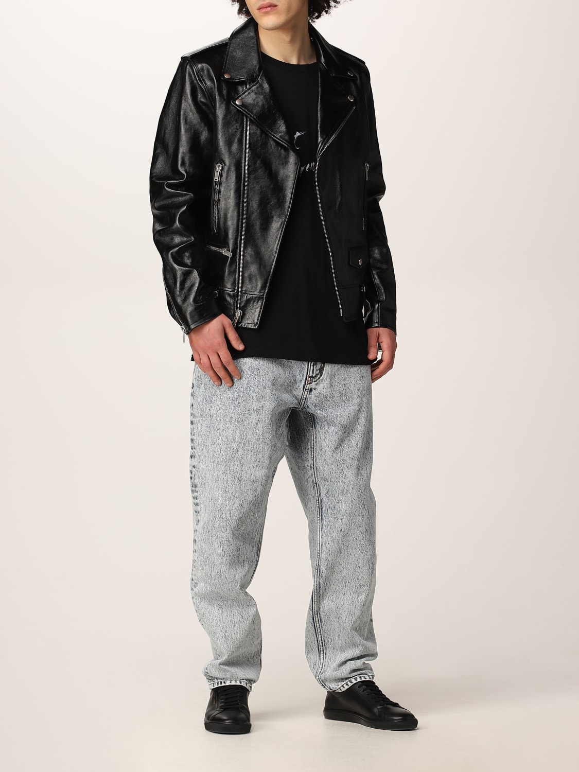 SAINT LAURENT JACKE: Saint Laurent Herren Jacke, Schwarz - Img 2