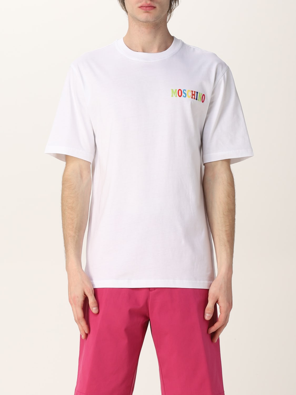 Giglio T-shirt Moschino Couture in cotone con logo