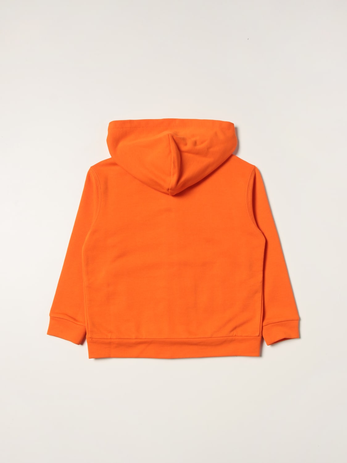 DOLCE & GABBANA SWEATER: Dolce & Gabbana cotton hoodie, Orange - Img 2