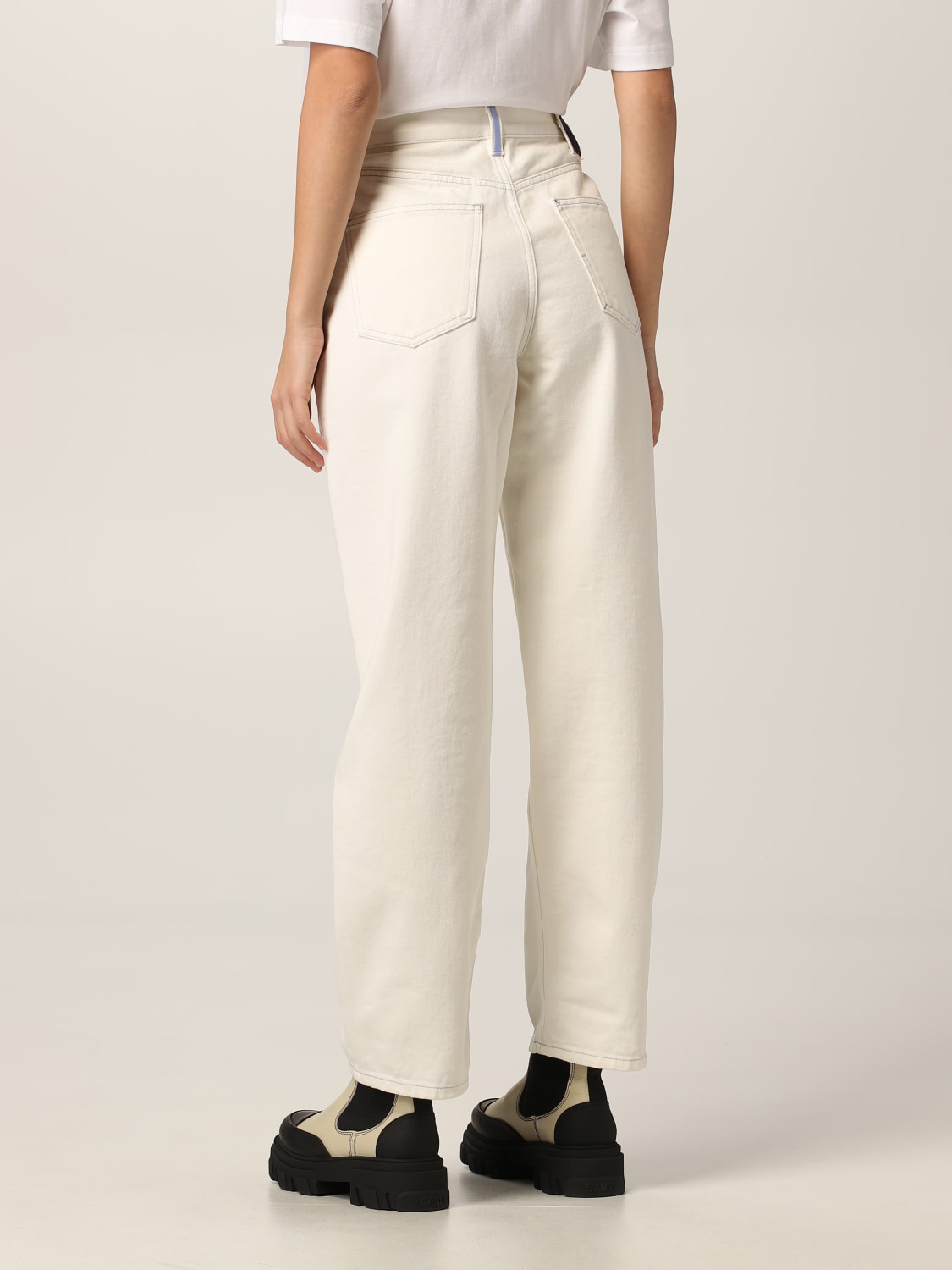 MCQ JEANS: McQ denim jeans, White - Img 3