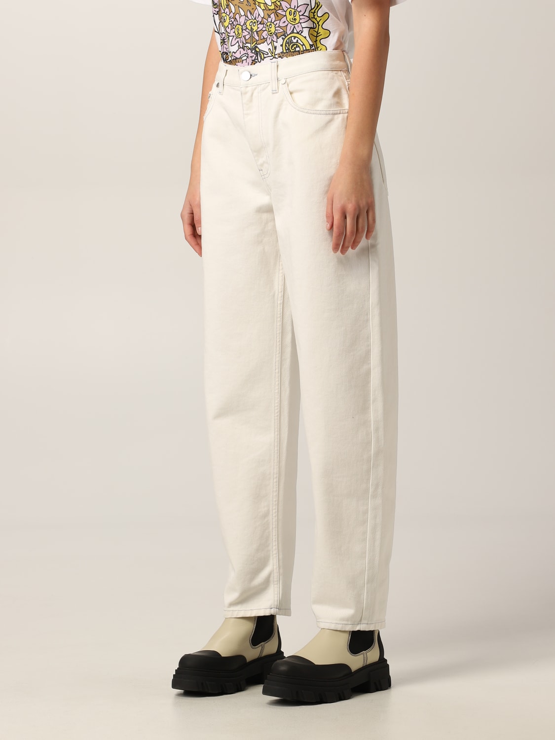 MCQ JEANS: McQ denim jeans, White - Img 4