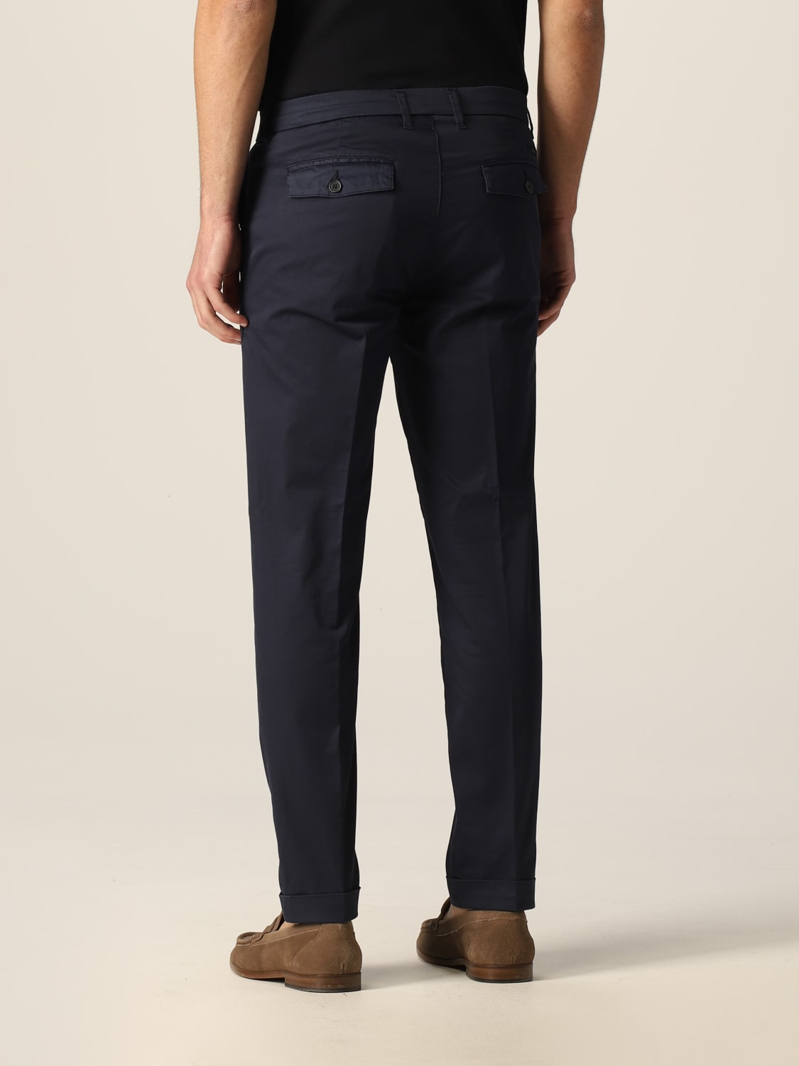 FAY 裤子: 裤子 男士 Fay, 蓝色 - Img 2