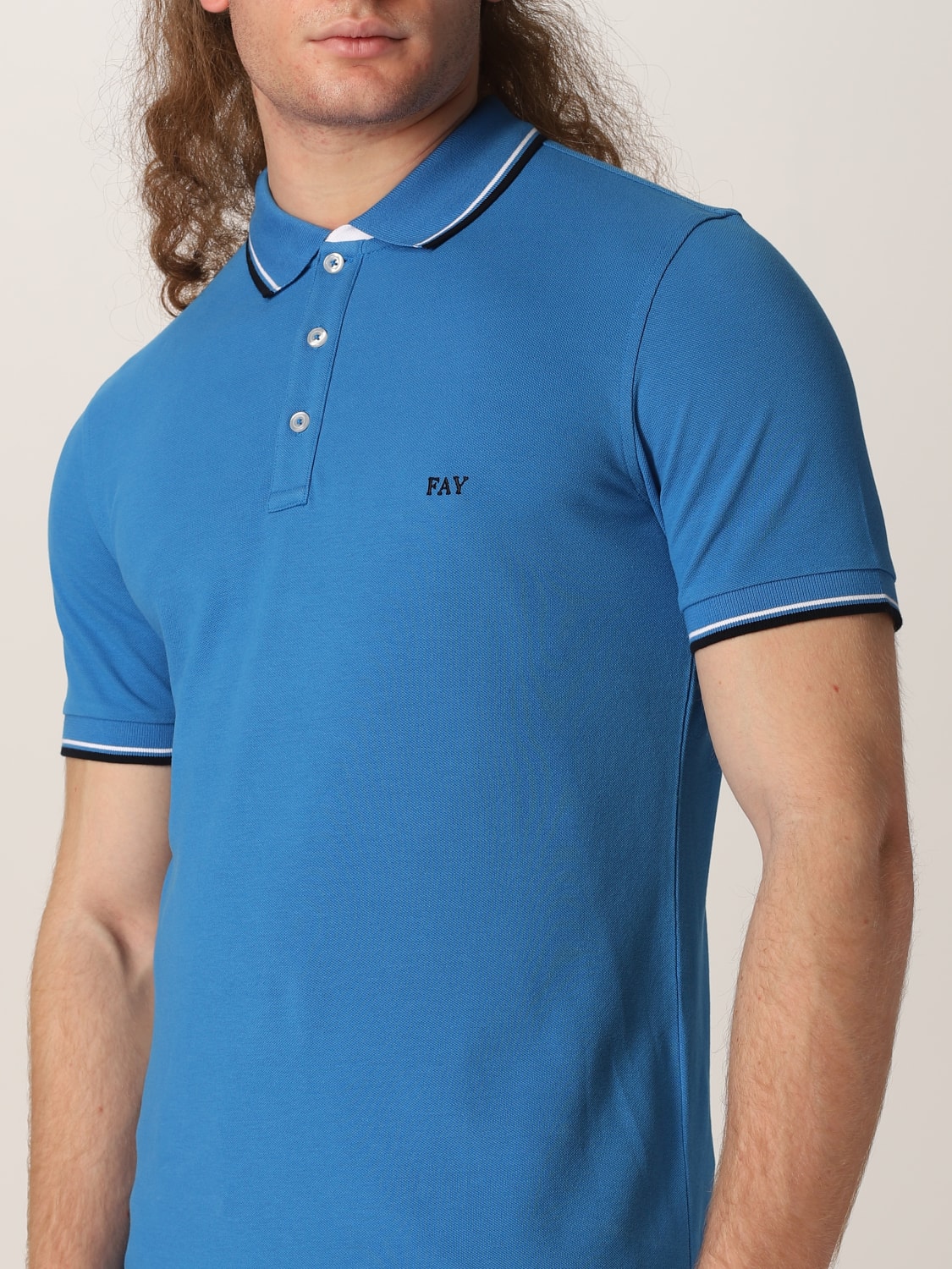 FAY POLO: Polo homme Fay, Azur 1 - Img 3