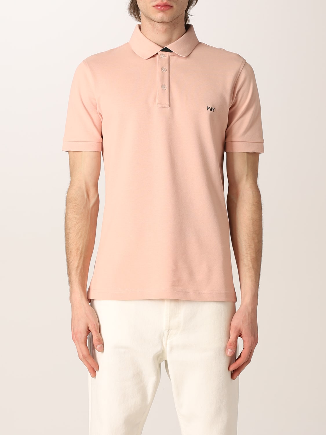 FAY POLO: Fay Herren Polo, Natural - Img 1