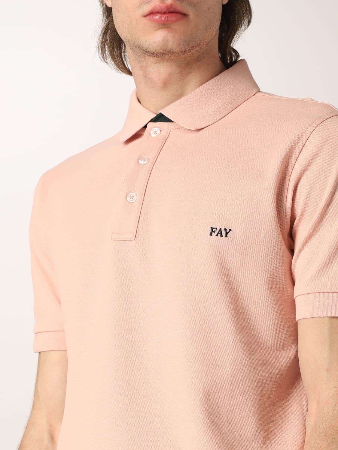 FAY POLO: Fay Herren Polo, Natural - Img 3