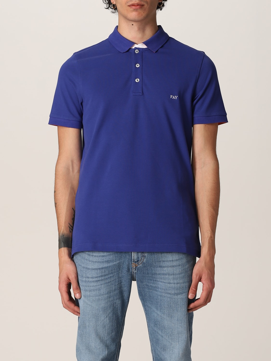 FAY POLO: Polo hombre Fay, Azul Oscuro 1 - Img 1