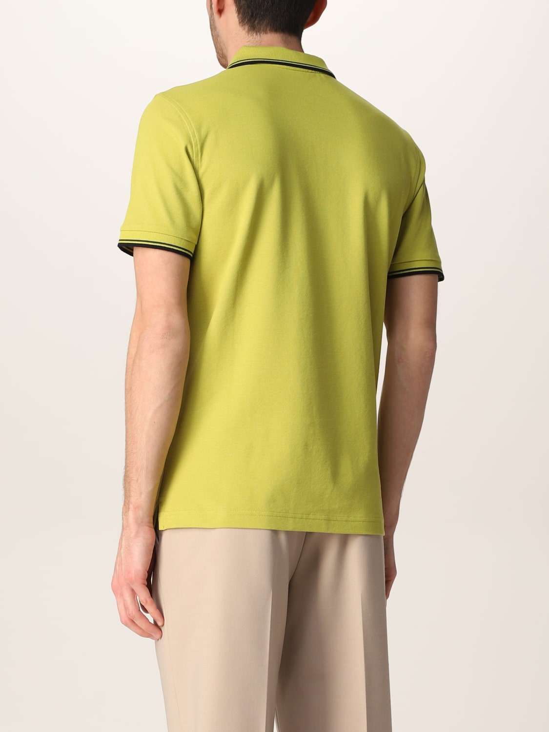 FAY POLO: Fay Herren Polo, Limette - Img 2