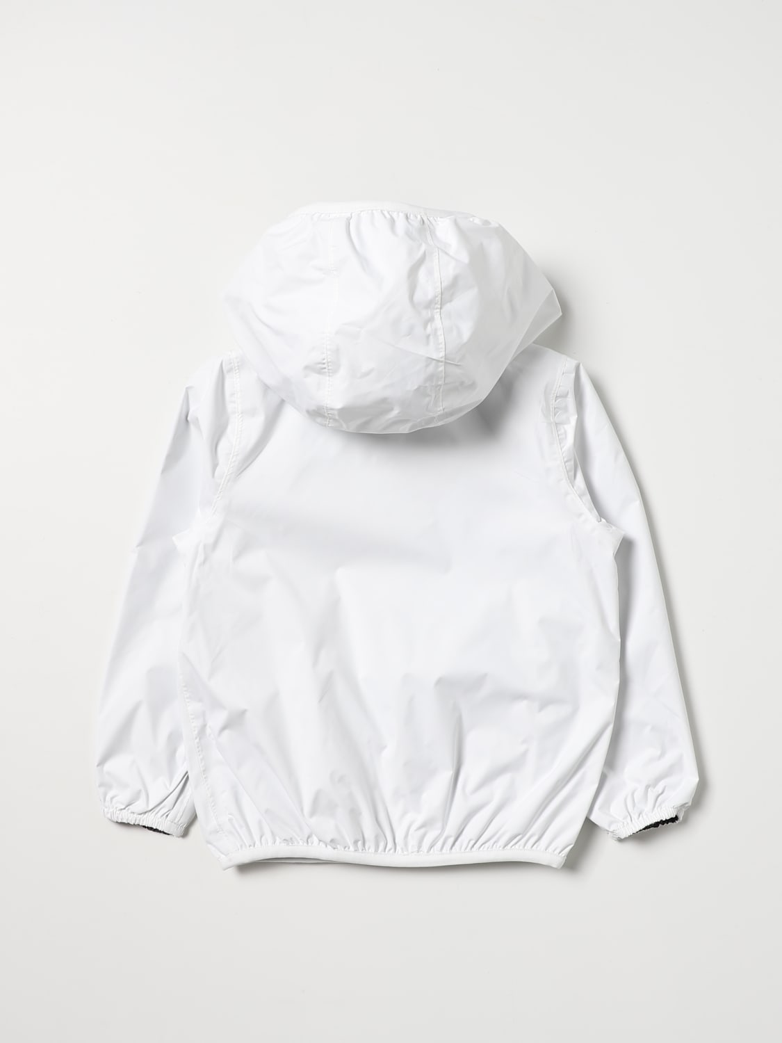 K-WAY JACKET: Jacket kids K-way, White - Img 2