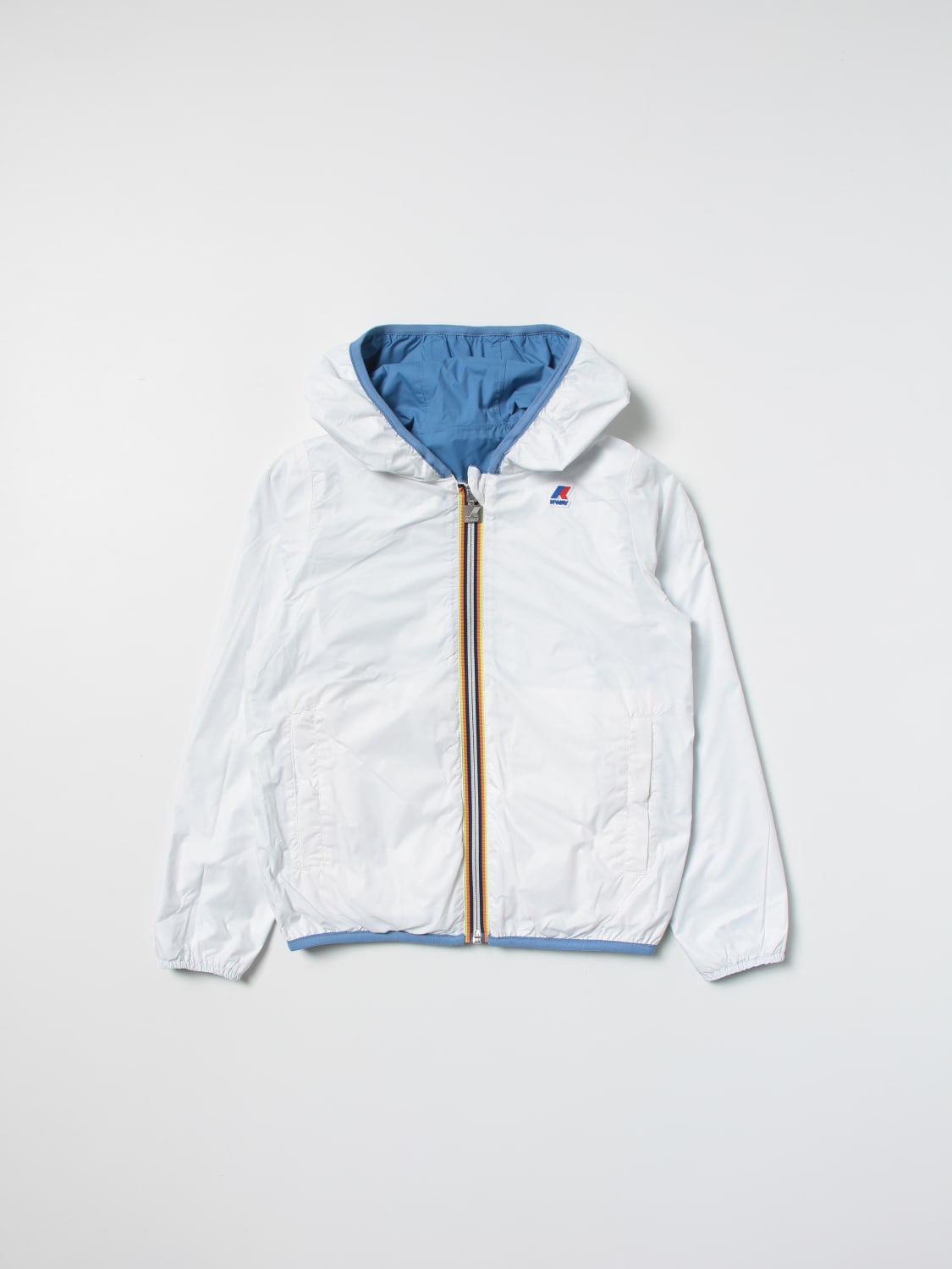 K-WAY JACKET: Jacket kids K-way, Gnawed Blue - Img 3