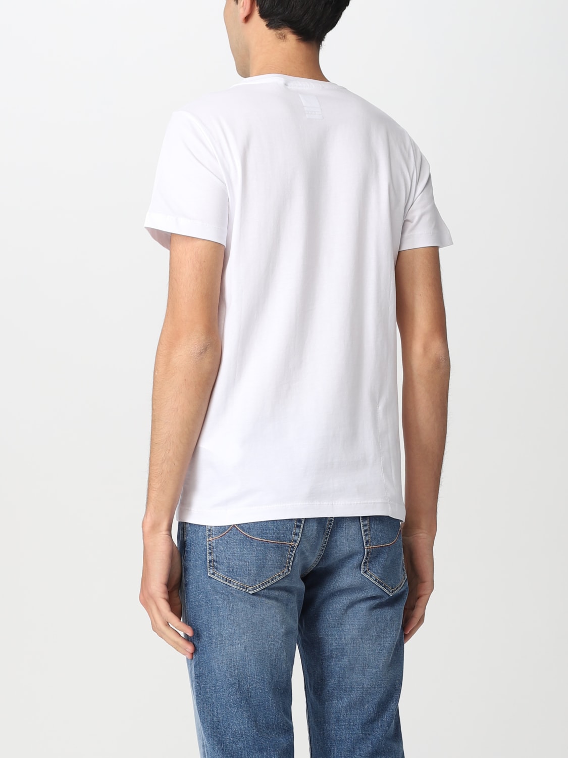 Tシャツ・カットソー K WAY Men T Shirts K007JE0 001 White T-ShirtsTop Unisex EDOUARD T-Shirt WHITE