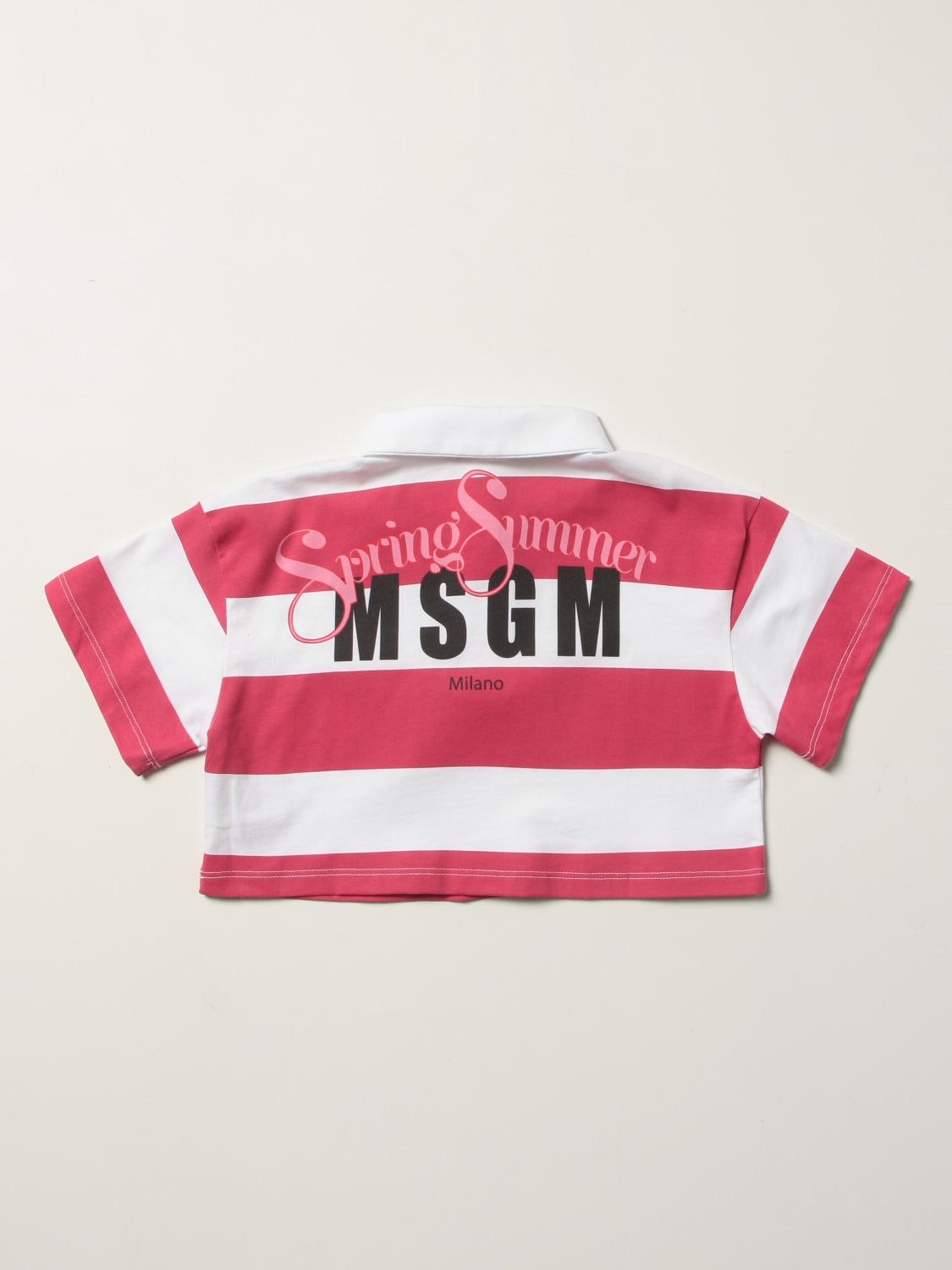 MSGM KIDS POLO衫: Polo衫 儿童 MSGM Kids, 紫红色 - Img 2