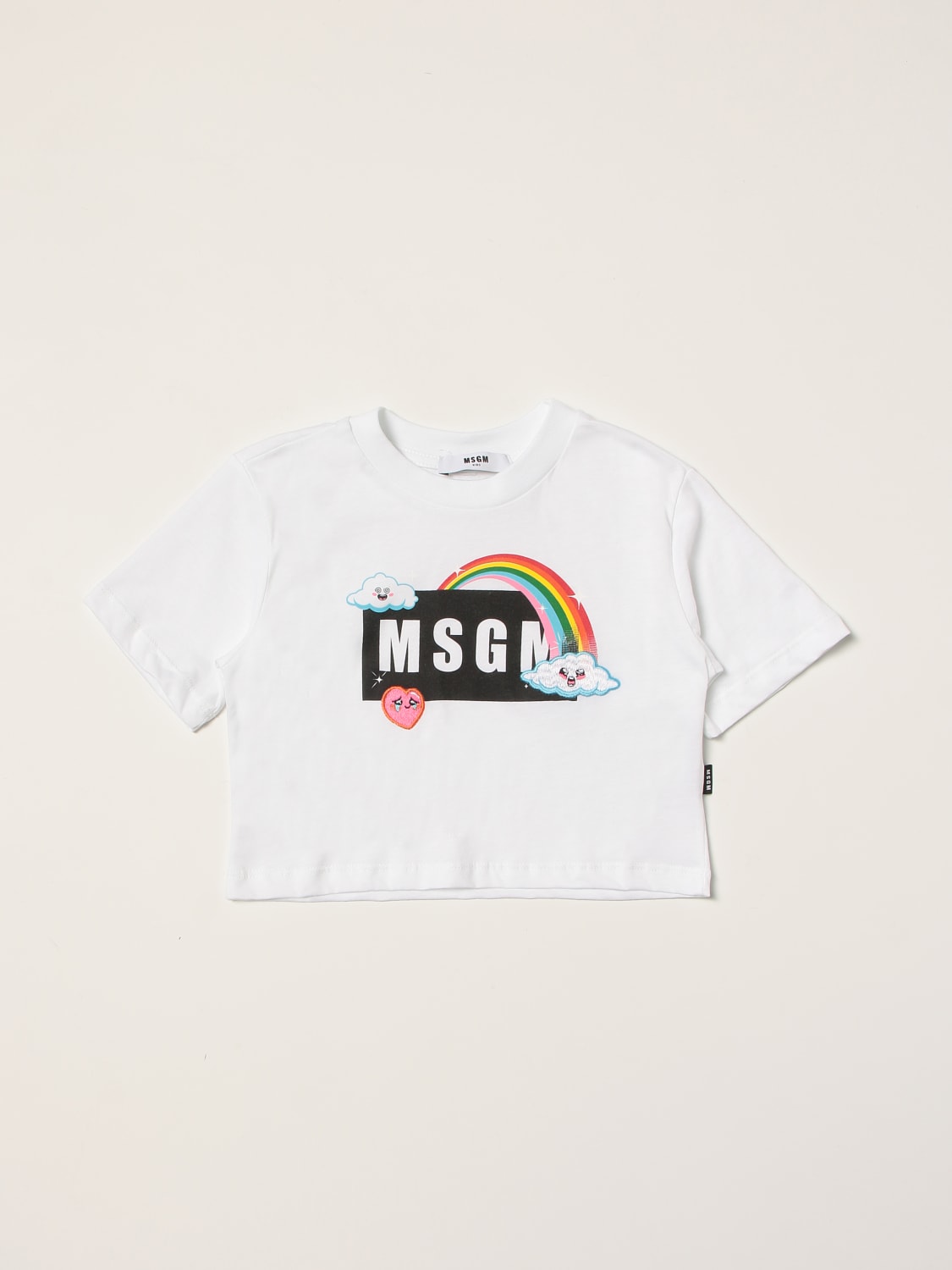 MSGM KIDS T恤: T恤 儿童 MSGM Kids, 白色 - Img 1