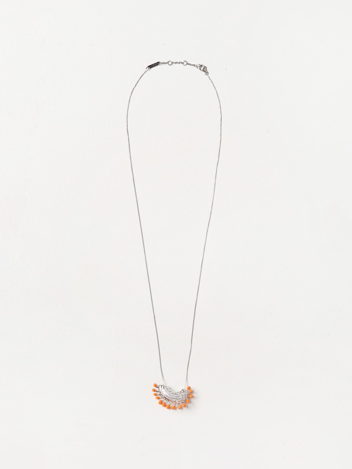 BOTTEGA VENETA JEWEL: Bottega Veneta silver necklace, Tangerine - Img 1