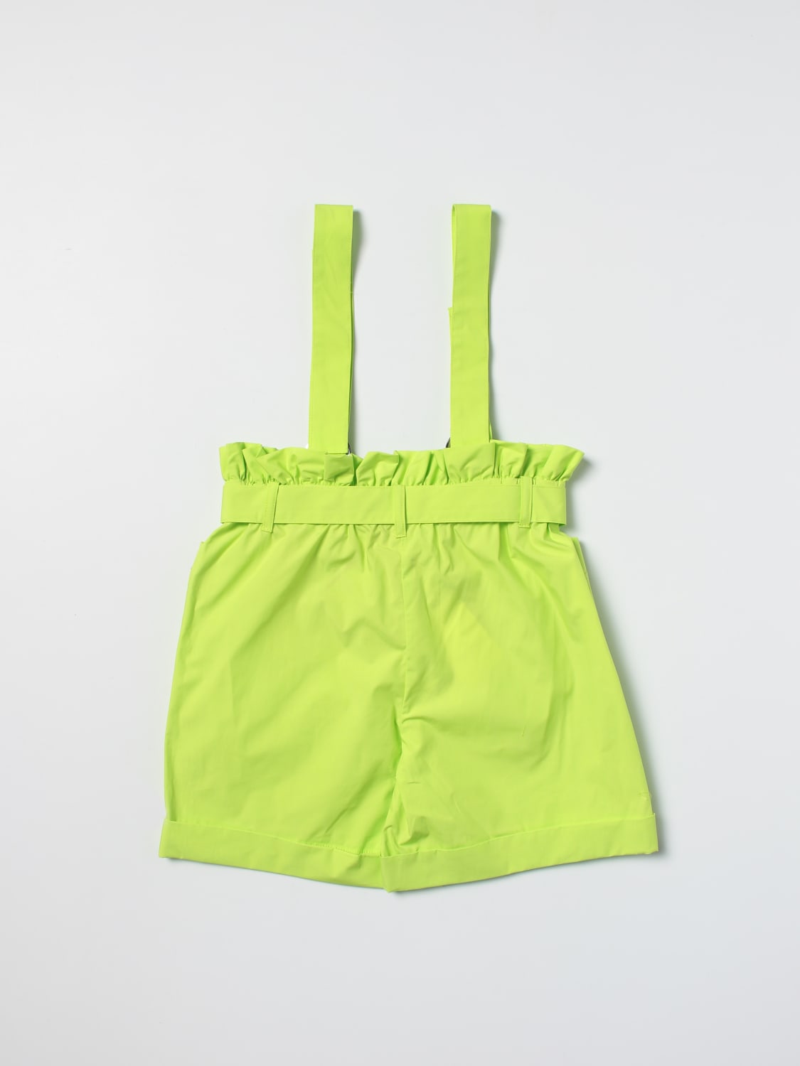 TWINSET SHORT: Short kids Twin Set, Lime - Img 2