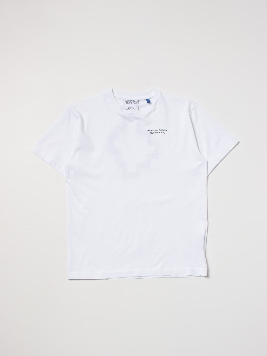 COUNTY OF MILAN T-SHIRT: County Of Milan t-shirt in cotton with logo, White - Img 1