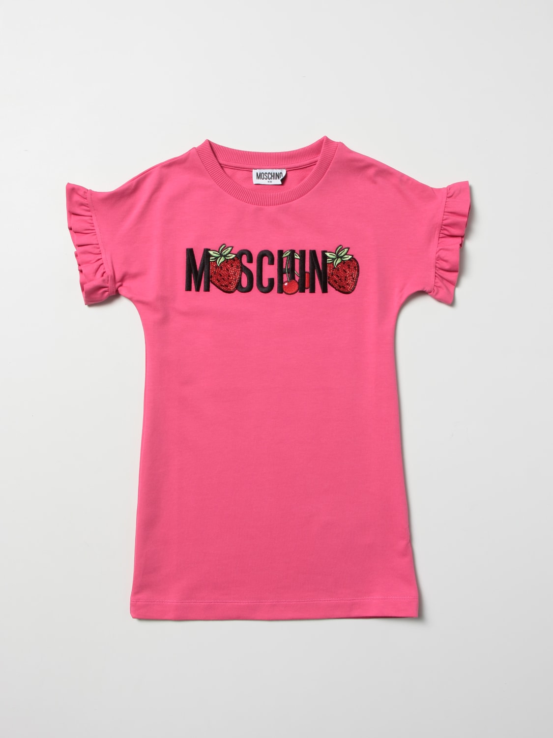 MOSCHINO ПЛАТЬЕ: Платье Детское Moschino Kid, Фуксия - Img 1